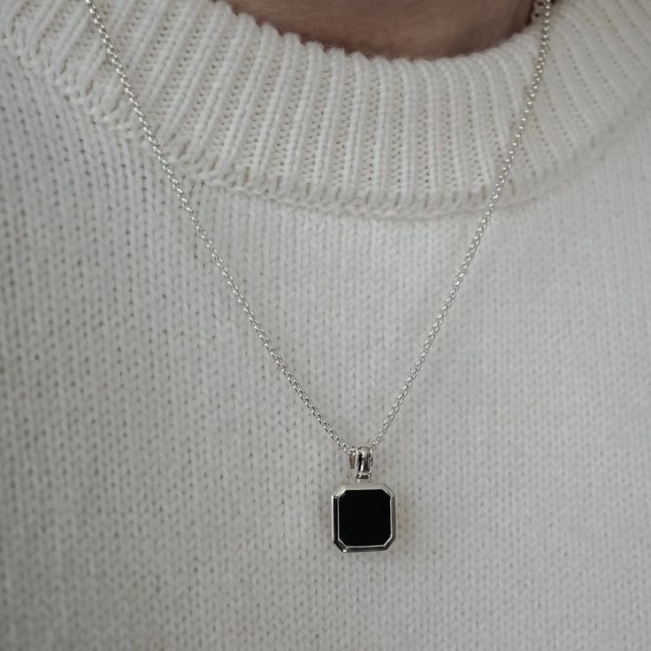 Black Stone Pendant